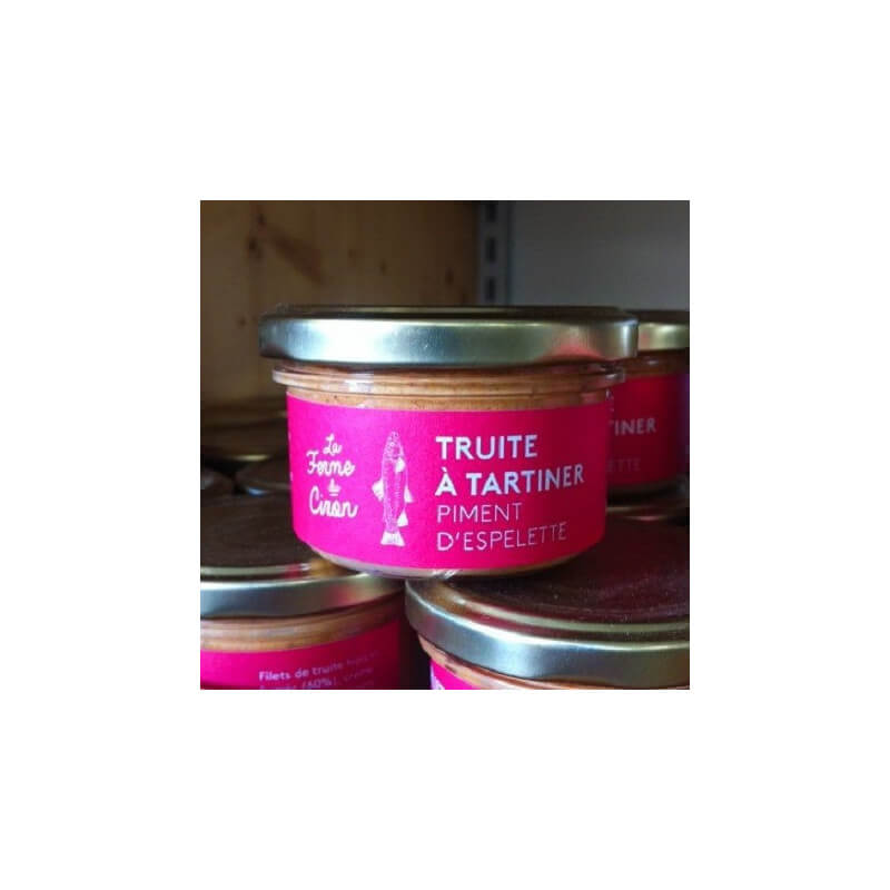 Truite à tartiner au Piment d'Espelette