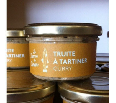 Truite à tartiner au Curry
