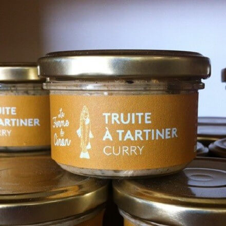 Truite à tartiner au Curry