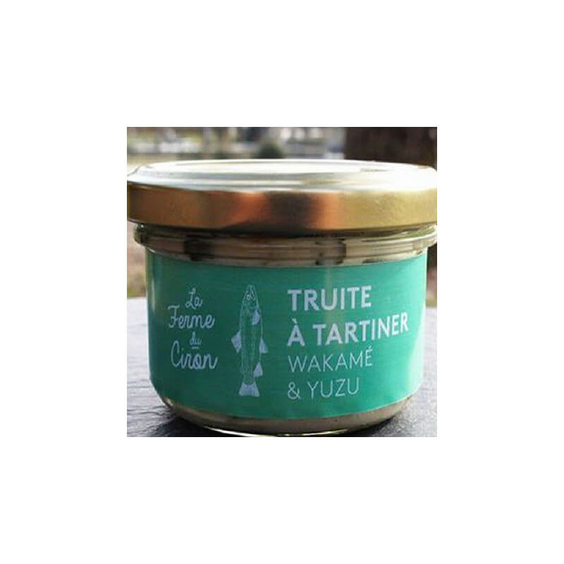 Truite à tartiner au Wakamé et Yuzu