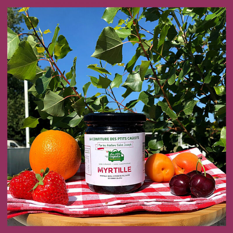 La Confiture de Myrtille des P'tits Cageots