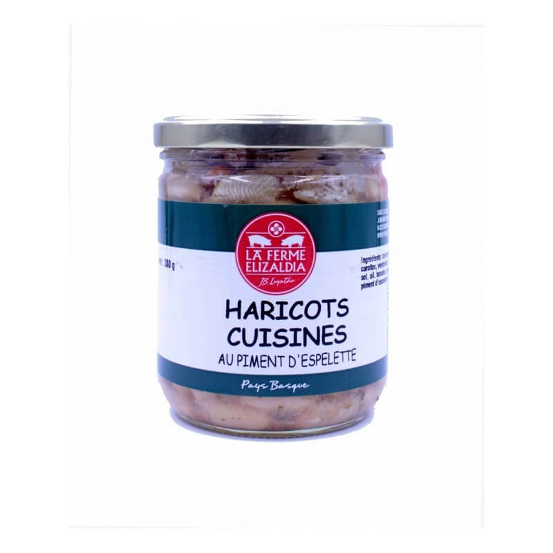Haricots Cuisinés au Piment d'Espelette