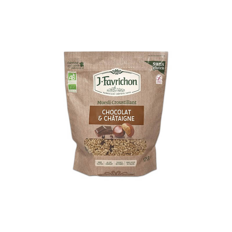 Muesli Croustillant Chocolat Châtaigne - Sans Gluten