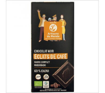 Chocolat Noir Éclats de Café 60%