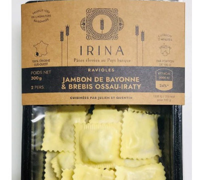 Raviole Jambon de Bayonne et Fromage de Brebis Ossau Iraty