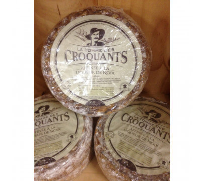 Tomme des Croquants affinée à la liqueur de noix)