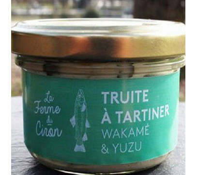 Truite à tartiner au Wakamé et Yuzu
