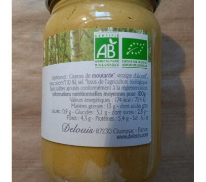 Moutarde au Citron BIO