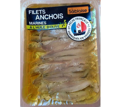 Filets d'Anchois marinés à l'huile d'olive
