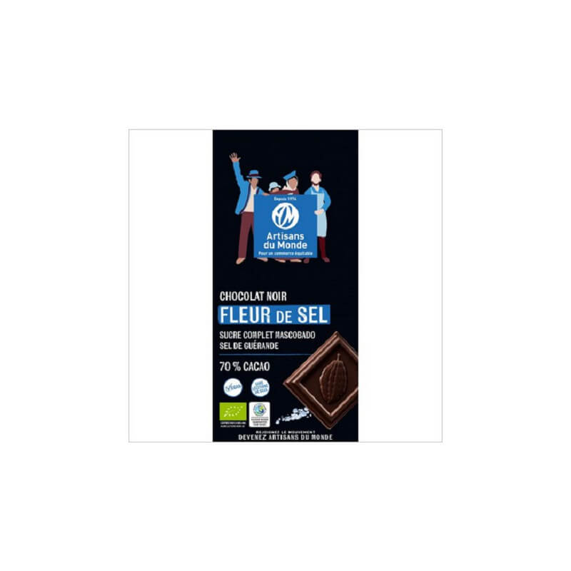 Chocolat Noir Fleur de Sel - Tablette