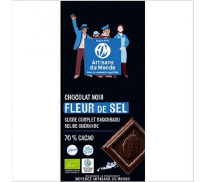 Chocolat Noir Fleur de Sel - Tablette