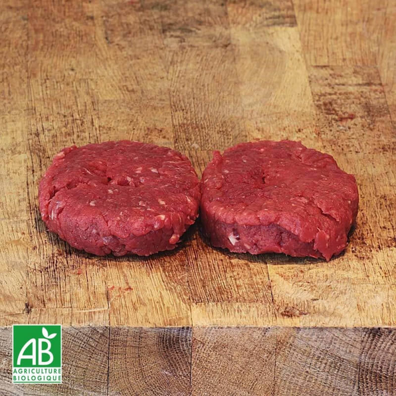 Galettes de boeuf hachés assaisonnées