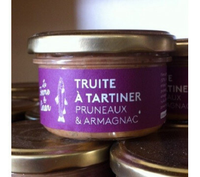 Truite à tartiner aux Pruneaux et à l'Armagnac