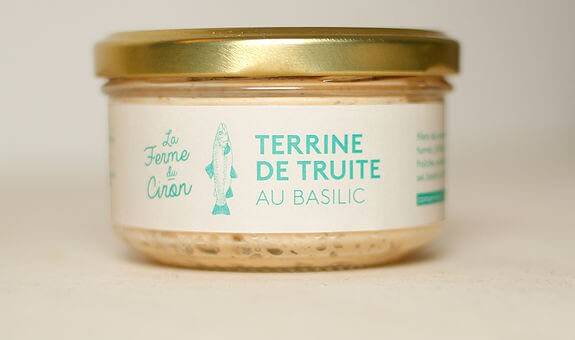 Terrine de Truite au Basilic