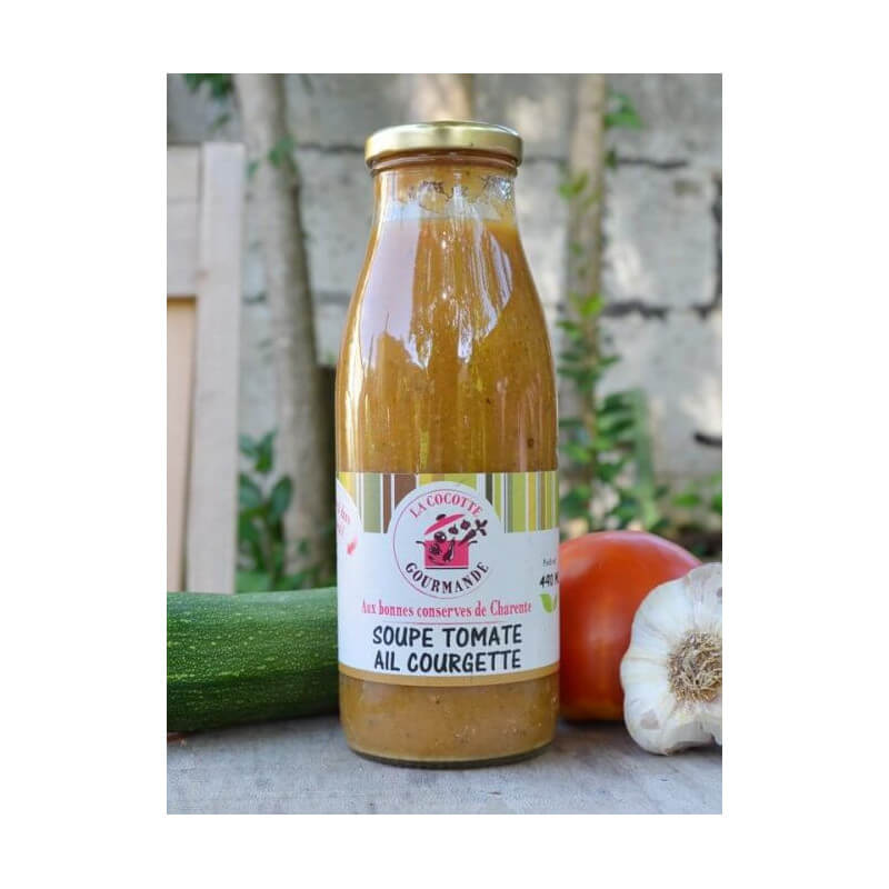 Soupe à la Tomate Ail Courgette
