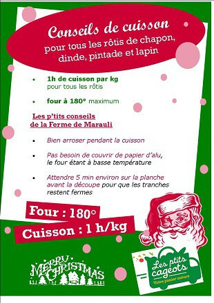 Indication de cuisson pour...