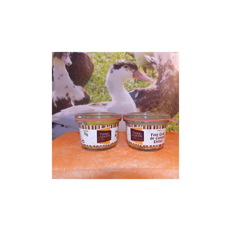 Foie Gras de Canard Entier Weck - 70 g.
