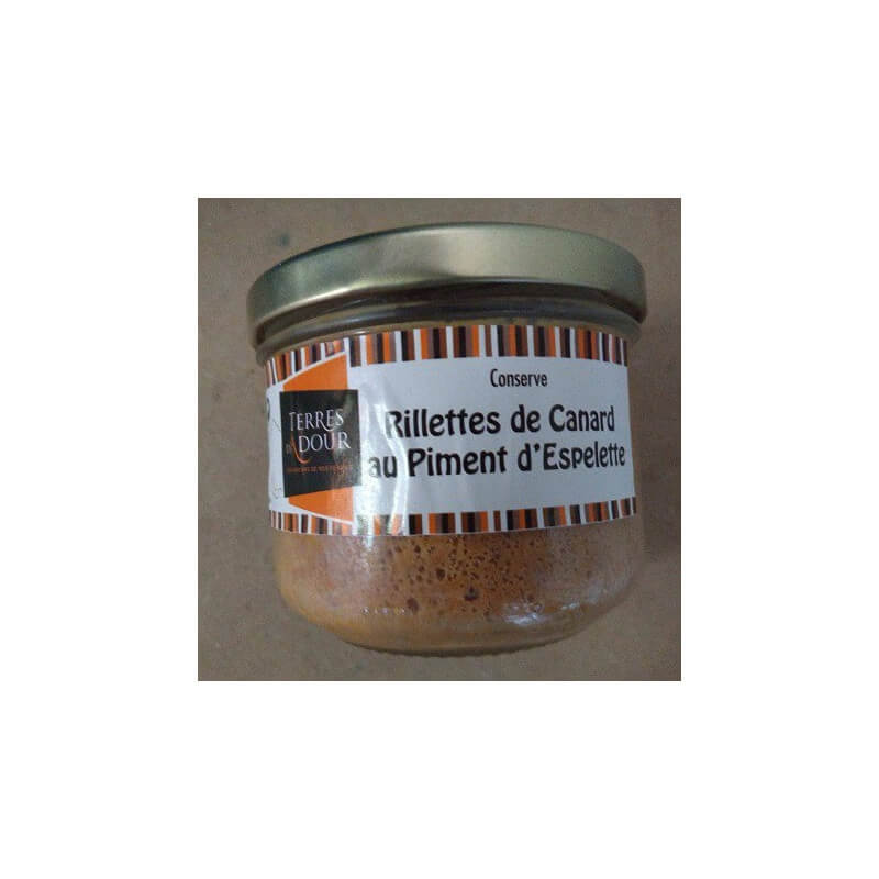 Rillettes de Canard au Piment d'Espelette