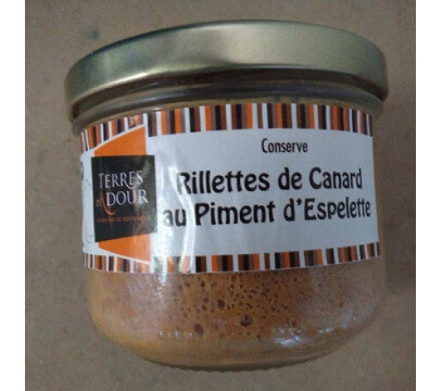 Rillettes de Canard au Piment d'Espelette