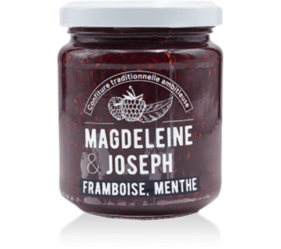 Confiture Framboise, Menthe Magdeleine & Joseph