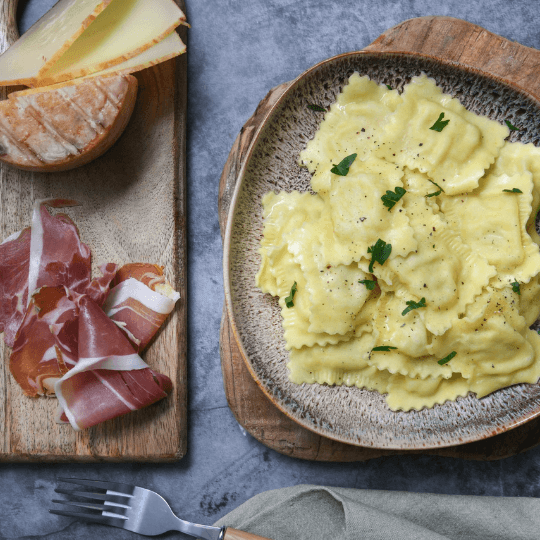 Raviole Jambon de Bayonne...