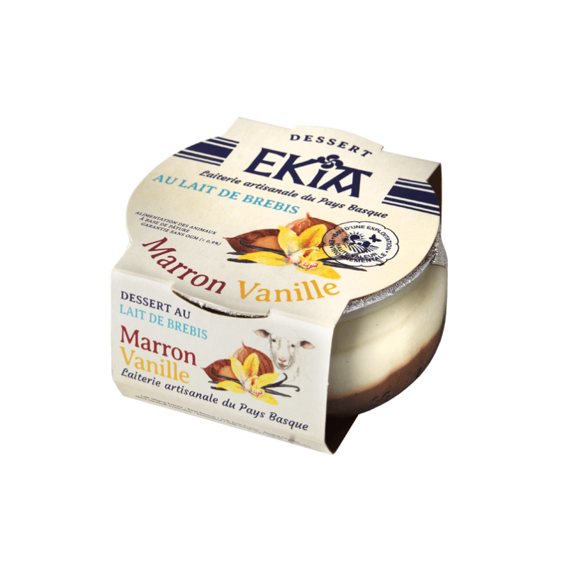 Douceur au Lait de Brebis - Marron Vanille