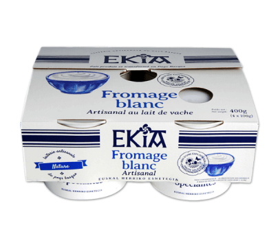 Fromage Blanc Nature Artisanal du Pays Basque X4