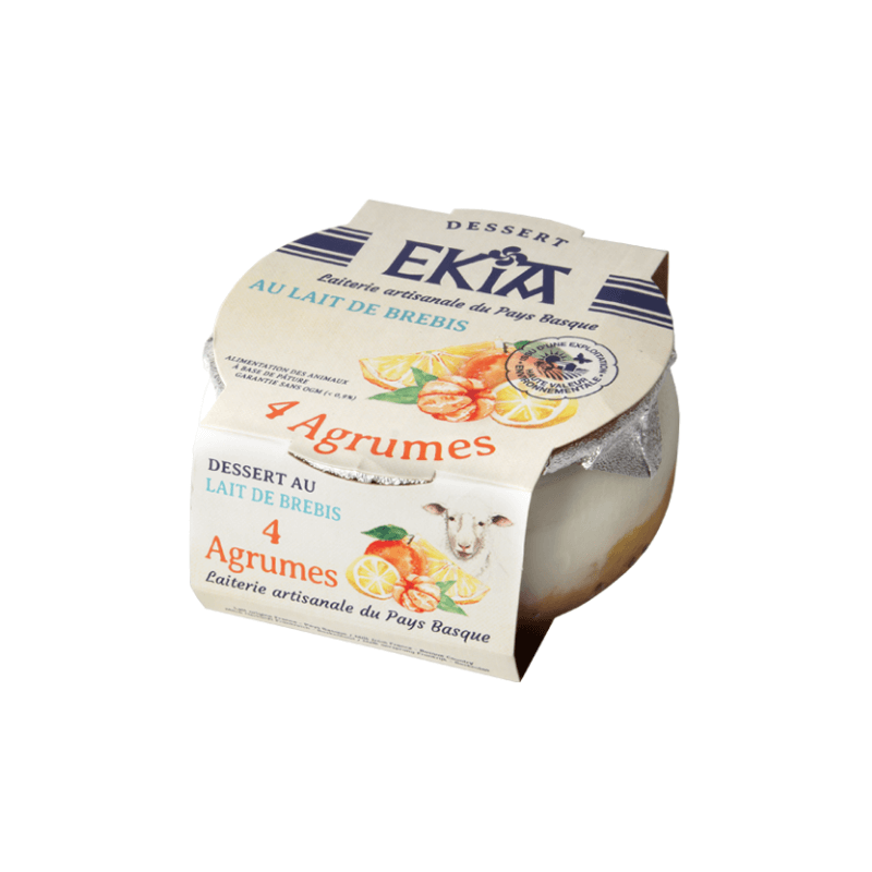 Douceur au Lait de Brebis - 4 Agrumes