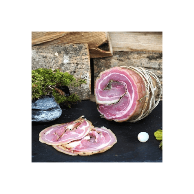 Pancetta (Ventrèche roulée tranchée)