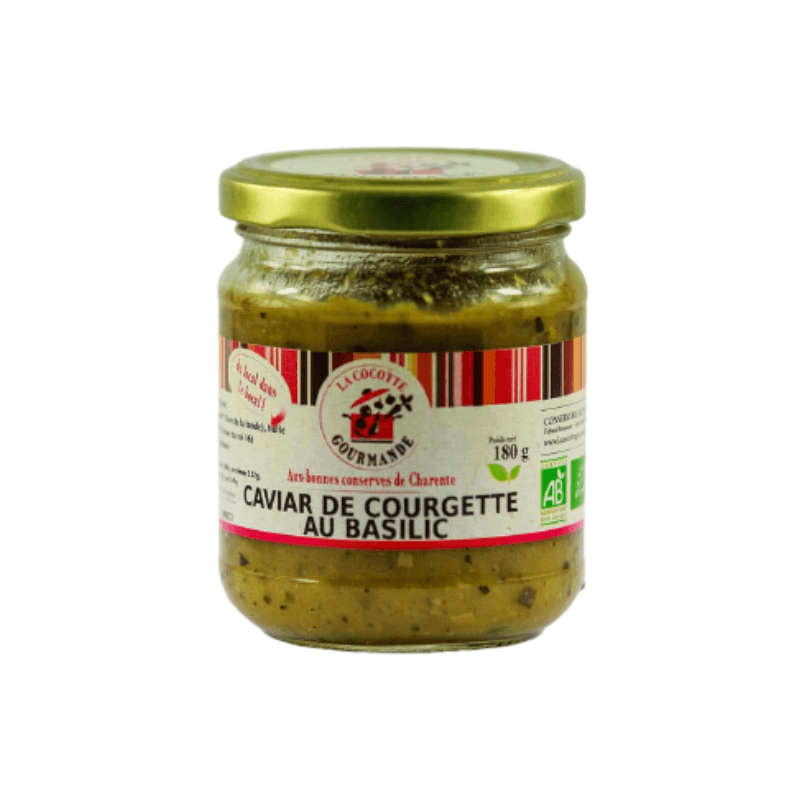 Caviar de Courgettes au Basilic