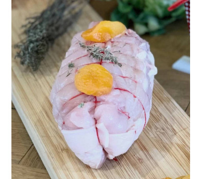 Rôti de lapin aux abricots 1.5 kg - Précommande